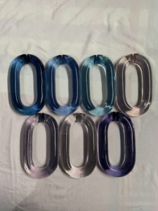 Modern Acrylic Chain Wall Accents Handmade Resin Hanging for Home Decor - Product Image 5