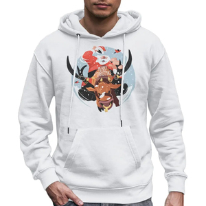 Sweatshirt à capuche de Noël unisexe imprimé graphique coupe décontractée imprimé par sublimation pour Noël et le bricolage - Product Image 1