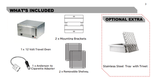 Four à pizza électrique portable <span class=keywords><strong>pour</strong></span> camion, <span class=keywords><strong>camping</strong></span>-<span class=keywords><strong>car</strong></span>, voiture, voyage, DC 12V, four de <span class=keywords><strong>camping</strong></span> - Product Image 4