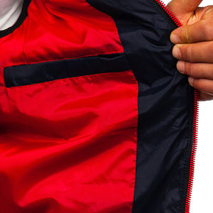 Venta al por mayor de invierno suave ligero Casual sin mangas de talla grande Puffer chaleco chaqueta de los hombres OEM mantenido - Product Image 5