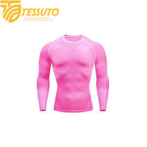 Camiseta de Manga Larga para Hombre, Protección Solar, Transpirable, de Poliéster y Elastano, Ecológica, con Impresión por Sublimación Personalizada, Absorbe la Humedad - Product Image 3