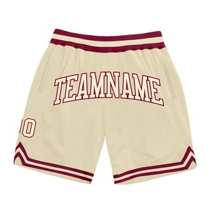 Industrie Direct Engro Sportswear Short de basket-ball de retour authentique marron personnalisé confortable - Product Image 1