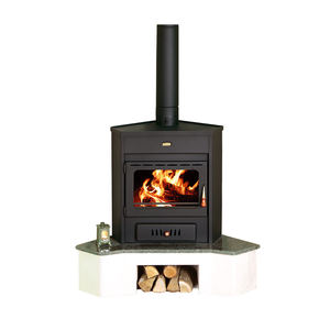 Chimeneas de leña independientes de esquina de salida de calefacción de habitación de 12,1 kW de alta eficiencia de calefacción de la mejor calidad para Hotel Villa - Product Image 1