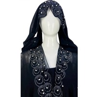 Vêtements musulmans traditionnels de haute qualité, robe, abaya pour femmes, robe musulmane, abaya noire, kaftan brodé pour femmes