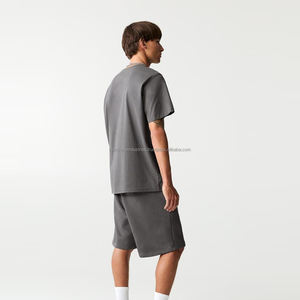 Vente en gros T-shirts pour hommes de haute qualité avec impression personnalisée 100% coton 240gsm T-shirts vierges surdimensionnés - Product Image 6