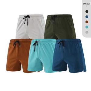 Pantalones cortos deportivos transpirables de poliéster para entrenamiento de malla de secado rápido personalizados al por mayor, pantalones cortos deportivos para correr para hombre, pantalones cortos de gimnasio con bolsillos - Product Image 6