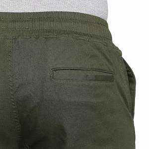 Venta al por mayor Unisex Vintage Casual Cargo Pantalones verde oscuro personalizado Logo etiqueta transpirable Cordura Material medio múltiples bolsillos - Product Image 5