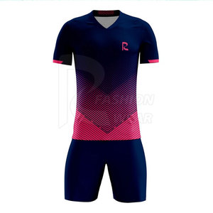Camiseta de fútbol juvenil personalizada, uniforme de fútbol en blanco con estampado de transferencia de calor para adultos, conjunto de ropa de fútbol Premium - Product Image 1