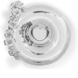 Ustensiles de cuisine modernes plateaux métalliques assiette à bonbons plateau de service de mariage plateau de service en plein air pour les fêtes intérieures plateau de service de nourriture - Product Image 2