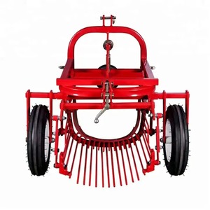 Tractor agrícola una fila máquina cosechadora de patatas de 3 puntos con CE - Product Image 2