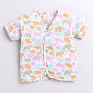 เสื้อกั๊กลายจุด3ชิ้นครึ่งแขน/jhabla-หลากสี - Product Image 4