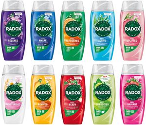 Gel douche Radox Feel Awake 2 en 1 225ml, minéraux marins, vente en gros au Royaume-Uni - Product Image 3