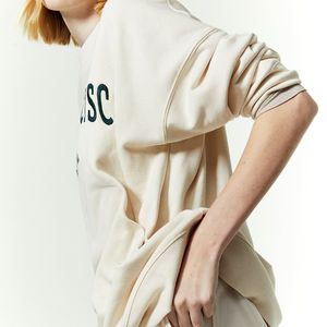 เสื้อกันหนาวมีฮู้ดสำหรับผู้หญิงเสื้อคอกลมผ้าคอตตอนปักโลโก้ออกแบบได้ตามที่ต้องการใส่ได้ทุกวัน - Product Image 4