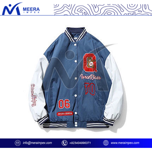 Veste d'université moderne pour femmes avec design élégant Tissu tricoté durable Patchs personnalisables Logos Polyvalent pour toutes les saisons - Product Image 2