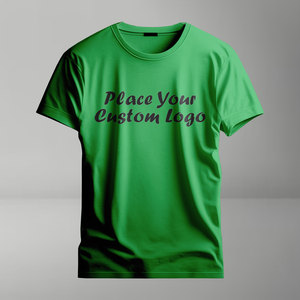 T-shirt pour homme surdimensionné de style vintage en coton à 100% avec impression lourde du logo personnalisé et lavage à l'acide - Product Image 2