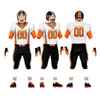 Qualité supérieure, prix raisonnable, uniforme de football américain pour homme, uniforme de football américain à sublimation personnalisée