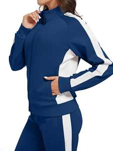 Nouvel ensemble de survêtement sport pour femme en taille plus, style décontracté, streetwear, logo personnalisé, jogging sport, deux pièces - Product Image 6