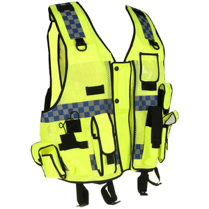 Manufacturing Custom Made Breathable Material Men Workwear Safety <b>Vest</b> Factory Price <b>Slim</b> Fit Safety <b>Vests</b> for Men - Product Image 1