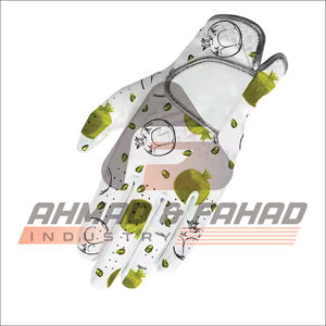 Guantes de golf para hombre A & F Ind logotipo personalizado Cabretta cuero genuino Palma Material suave empuñaduras transpirables Color blanco OEM para - Product Image 3
