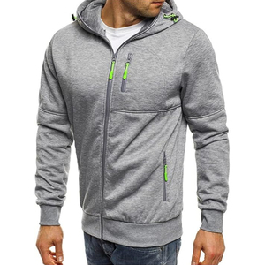 Sweat à capuche unisexe vintage décontracté personnalisé, fermeture éclair, 100% coton molletonné, écologique, respirant, séchage rapide, haute qualité, vente en gros - Product Image 3