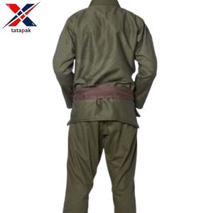 Conjuntos de Uniformes de Judo Unisex 100% Algodón para Adultos: Ropa Deportiva de Artes Marciales Cómoda, Transpirable y Ecológica, Servicio OEM - Product Image 3