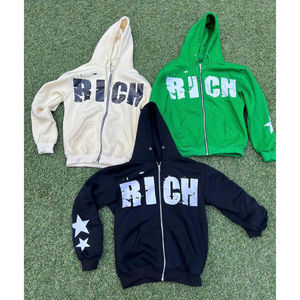 Sudadera con capucha de algodón orgánico de peso pesado para hombre, jersey de talla grande de alta calidad, ropa de calle con logotipo personalizado con logotipo de calidad - Product Image 1