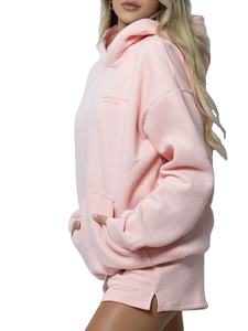 Conjunto de 2 Piezas con Logotipo Personalizado, Hombros Caídos, Conjunto Deportivo, Conjunto Oversize para Mujer, Conjunto de 2 Piezas para Mujer 2026 - Product Image 3