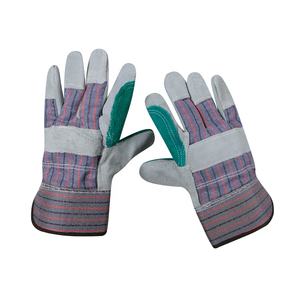 Gants de sécurité industriels robustes en cuir croûte pour hommes, pour la soudure et la découpe à chaud, avec doublure en coton confortable, prix de gros - Product Image 2
