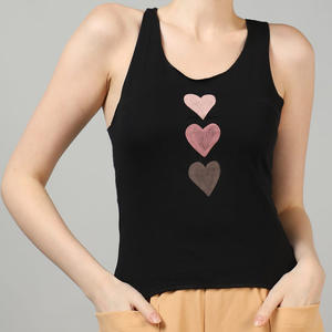 Camisetas sin mangas para mujer recién llegadas al por mayor, camisetas sin mangas de algodón transpirables de secado rápido para mujer, camisetas sin mangas con logotipo personalizado OEM - Product Image 1