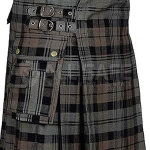 Vente directe d'usine kilt tartan pour femmes vêtements utilitaires de style européen à bas quantité minimale de commande - Product Image 2