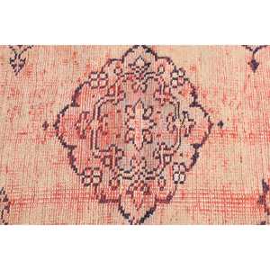 Turkish Area Rug 4.3x6 ft, <b>Red</b> Blue Floral Rug <b>Wool</b> - Product Image 5