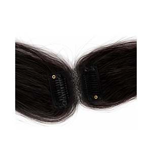 Patch de couverture pour cheveux clairsemés à l'avant, base en dentelle 2,5x1,5 pouces, ligne de cheveux naturelle, couverture du front, 100% cheveux humains, noir naturel, DIY - Product Image 2