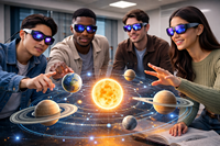 Gafas AR 6DOF con Soporte SLAM y Control por Gestos - Desarrollo de Hardware AR Personalizado, Mapeo de Nubes de Puntos, Experiencia Inmersiva