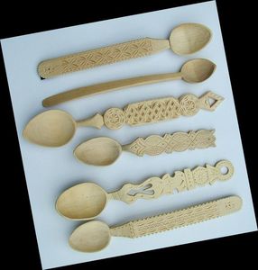 LISTE CUILLÈRE EN BOIS SCULPTURE Logo personnalisé Ustensile de cuisine en bois naturel Cuillère solide en bois d'acacia pour la cuisson - Product Image 5