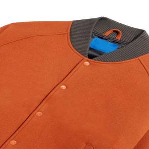 Chaquetas de béisbol para hombre a la venta fabricante de ropa de calle chaquetas de hombre OEM por encargo manga de cuero de lana de alta calidad - Product Image 5