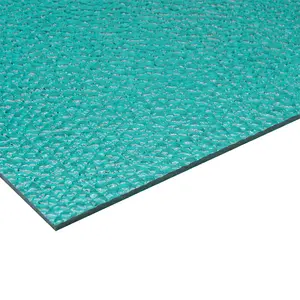 SUN AISA Polycarbonate Embossed Sheet Blue Green