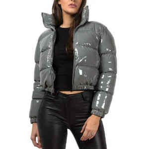 Manteaux à bulles gonflés veste vêtements d'hiver pour femmes vestes d'hiver bouffantes vestes à bulles à glissière femmes - Product Image 6
