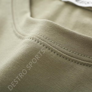 เสื้อยืดผู้ชายระบายอากาศได้ดีปรับแต่งโลโก้ของคุณเองด้านหน้าและด้านหลังแฟชั่นลำลองขายส่งมาใหม่ฤดูร้อน - Product Image 3