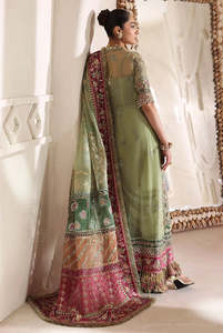 Lehenga Choli en acrylique lourd et luxueux pour femmes, look de mariée chic, tenue de fête de mariage - Product Image 6