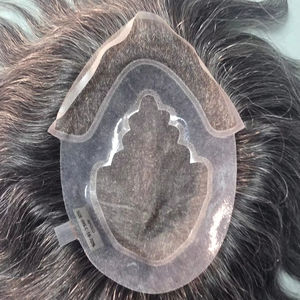 Taz Hair BD Indian Remy Human Hair Lace Front Natural Wave Black Style Eco-Friendly Lightweight Toupee <b>Patches</b> - Product Image 1