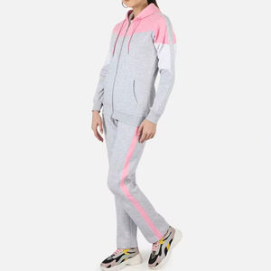 ชุดวอร์มทรงหลวมสำหรับผู้หญิงชุดวิ่งออกกำลังกายสำหรับผู้ใหญ่เสื้อฮู้ดสีล้วนซักกรด - Product Image 1