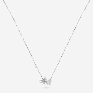 Collar de Plata 92.5 194222 con Elegante Diseño de Mariposa para Regalo - Product Image 1