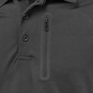 2025 polos que absorben la humedad para hombre, camiseta de manga corta con botones, camiseta Polo de trabajo de negocios sólida informal de ajuste clásico - Product Image 6