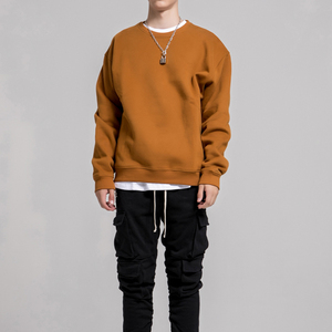 Sweatshirt à capuche unisexe avec logo personnalisé Sweat-shirt à col ras du cou pour hommes - Product Image 3