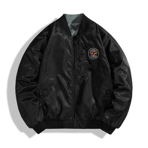 Vestes en Satin personnalisées pour hommes Baseball Satin Sports Team Jacket Whole Sale Rate 2025 Satin Jacket - Product Image 3