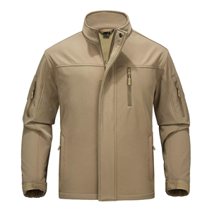 Chaqueta Cortavientos Softshell de Alta Calidad para Hombre, Impermeable, Cálida para Invierno, Informal, para Lluvia, con Logotipo Personalizado, Chaquetas de Lona para Hombre - Product Image 3