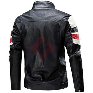 Chaqueta de Motociclista FLASH GEAR con Cierre Completo, para Otoño e Invierno, Color Personalizado, Transpirable, Unisex, Cuello Alto, 220g, Cuero - Product Image 2