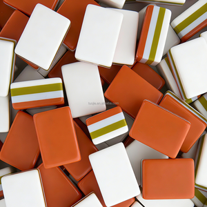 แผ่นไพ่นกกระจอกอะคริลิค 4 ชั้น ลายไม้แบบอเมริกัน สลักลายตามสั่ง ชุด 160 แผ่น ขั้นต่ำ 1 ชุด - Product Image 4