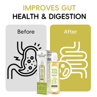 Complément alimentaire prébiotique FOS OEM ODM, fibres alimentaires, fructose, sirop sain pour la perte de poids, aide à la digestion, soulage la constipation