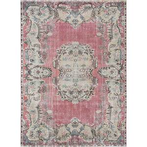 Alfombras de Lana Anudadas a Mano de Gran Tamaño, Diseño de Medallón Rojo y Naranja, para Sala de Estar o Pasillo - Pae-2027 - Product Image 1